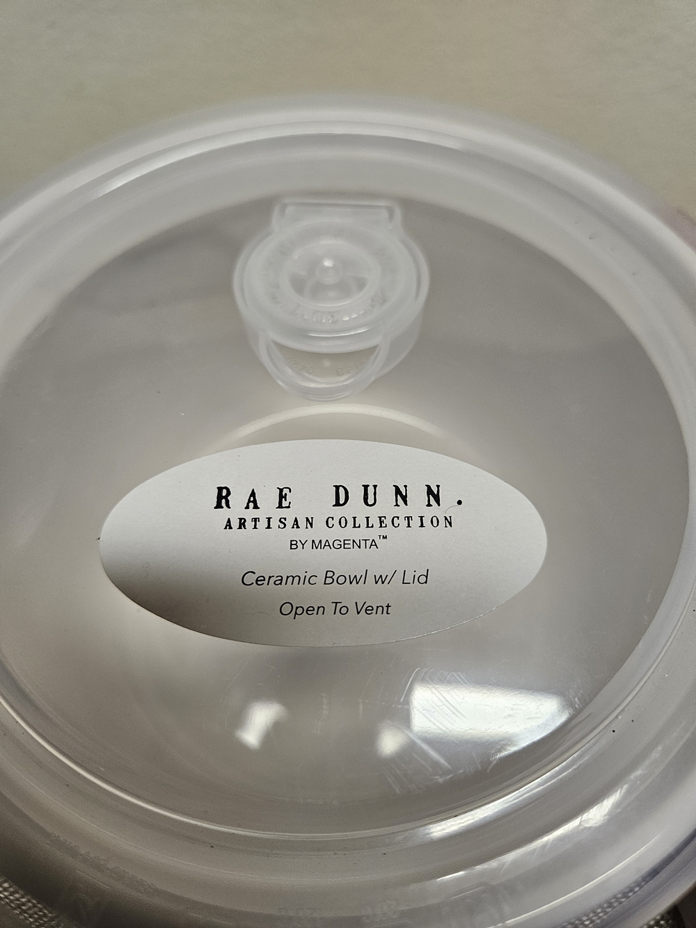 Rae Dunn Storage Bowl VEGGIES - Picture 10 of 10